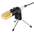 thumbnail image 1 of Graflsoa USB Condenser Microphone with Reverb, Tripod Stand, and Volume Control for PC/Laptop Recording, Gaming, and Live Streaming - Black, 1 of 7