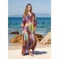 thumbnail image 2 of Sunforyou Moo moo for Women Plus size Kaftan Swimsuit Cover Up Sliky House Dresses Caftan Loungewear, 2 of 6