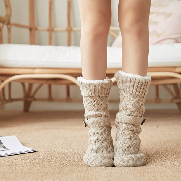 Socks For Women And Men Jioakfa Women Winter Thick Slipper Socks