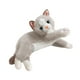 thumbnail image 3 of Juguete realista para gatos, gatito de peluche, regalo para acurrucarse, lindo animal de peluche. Raíz de loto blanca, 3 of 9
