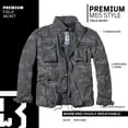 thumbnail image 3 of Chaqueta Brandit M-65 Giant Field para hombre, color camuflaje oscuro, talla XXL, 3 of 6