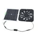 thumbnail image 3 of Ventilador de escape del panel solar, ventilador de panel solar de panel solar multifuncional de alta eficiencia de 13.5 pulgadas con cable de interruptor para la casa de pollo, 3 of 7