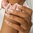 thumbnail image 4 of KISS Premium Classy Press On Nails, Pink & White, Medium Length, Almond Shape, 30 Ct., 4 of 13