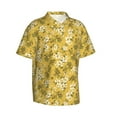 thumbnail image 2 of Hawaiian Shirt For Men, Flower Print C Mens Button Down Short Sleeve Shirt, Summer Beach Shirts For Men, 2 of 2