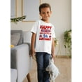 thumbnail image 2 of Happy 4Th Of July 5Th Bday T-Shirt Toddler -Image by Shutterstock,  5 Toddler, 2 of 4