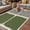 Green, variant on Brown Outdoor Rug for Patio/Deck/Porch, Non-Slip Large Area Rug 6 x 9 Ft, Modern Painting Farmhouse Striped Abstract Art Indoor Outdoor Rugs Washable Area Rugs, Reversible Camping Rug Carpet Runner