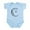 Sky Blue, variant on CafePress - Man In The Moon Body Suit - Baby Light Bodysuit, Size Newborn - 24 Months