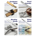 thumbnail image 3 of Four Candies Colored Sketching Set-85 Sketching Kit for Artist Gifts, Art Supplies, Drawing Set with Colored Pencils, 3 of 7