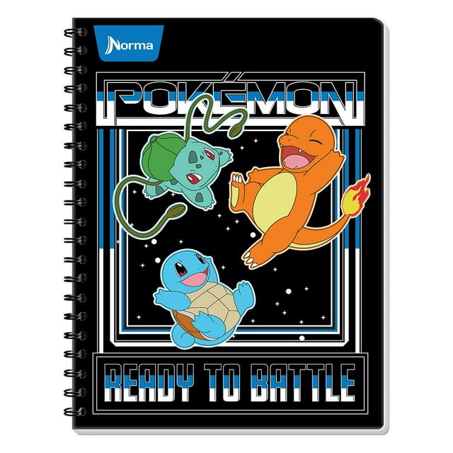 Cuaderno Norma Pokemon Cuadro grande 100 hojas