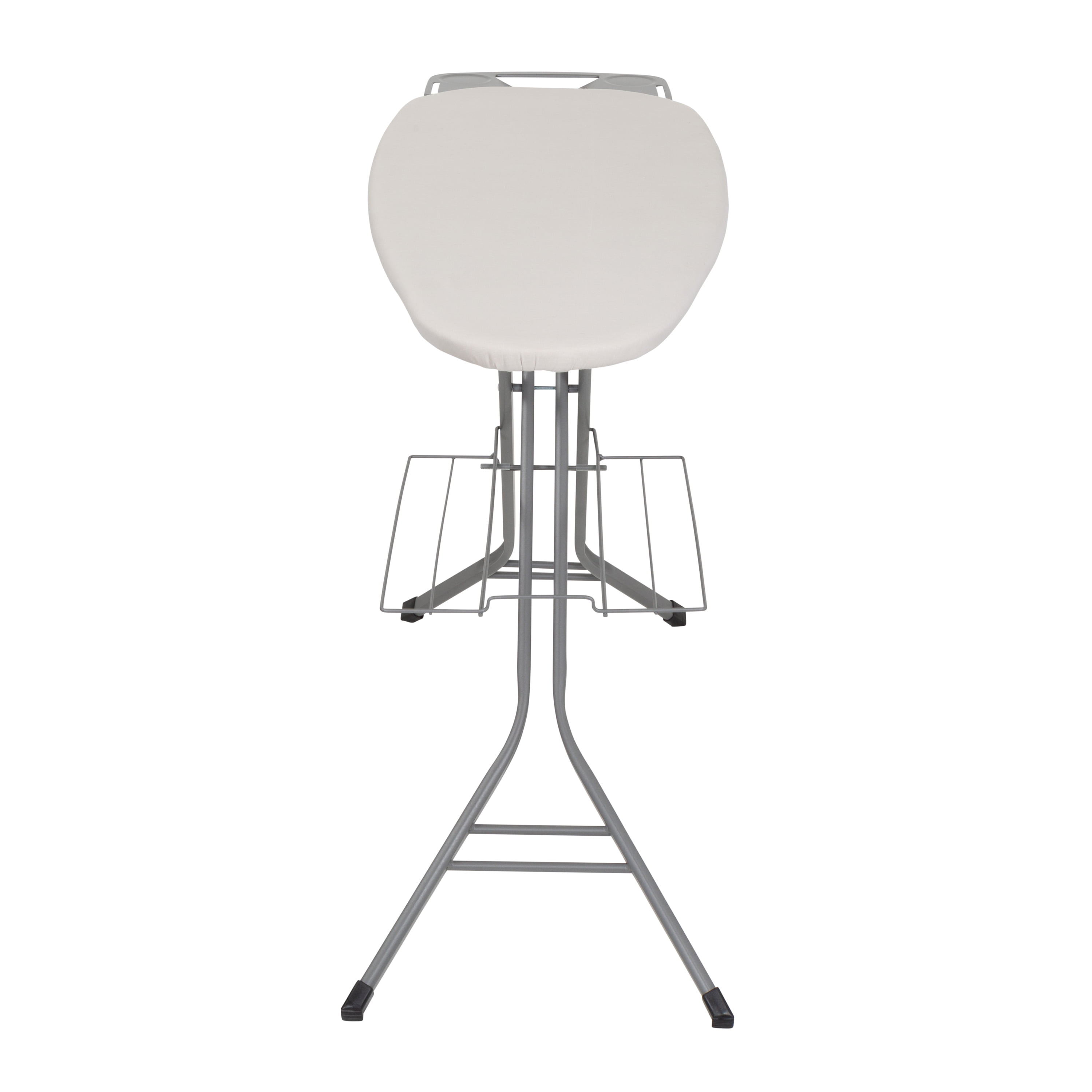 Better Homes & Gardens Wide‑Top Ironing Board – 47" x 38", Adjustable Height, Steel Frame, Built‑In Iron Rest and Clothes Rack, Non‑Slip Feet, Grey