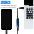 thumbnail image 5 of 2 Pack Usb C To Usb 3.0 Adapter (Black), Usb 3.1, Usb 3.0 Female To Usb C Female, Compatible with Iphone 11, Google Pixel, Samsung Galaxy S20, Huawei, Moto, 5 of 5
