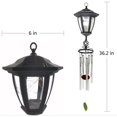 thumbnail image 2 of Luz Colgante Solar Tubo De Aluminio Colgante Campanas De Viento Linterna Led Patio Exterior Hogar Lámpara De Carillón De Viento Impermeable Yuarrent HA035859-00, 2 of 6