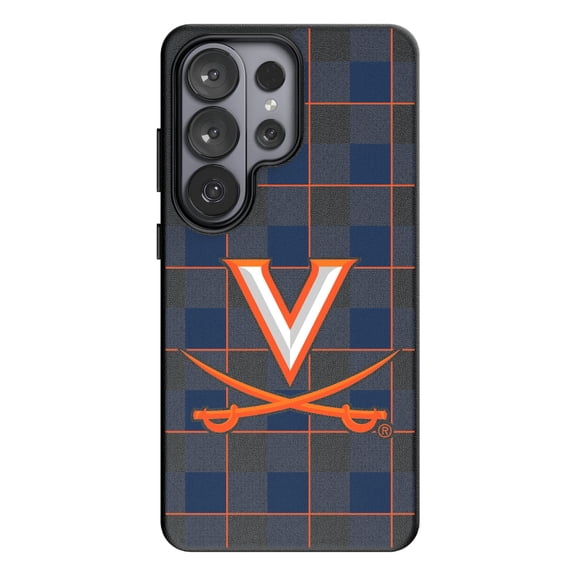 Keyscaper Virginia Cavaliers Plaid Galaxy Magnetic Bump Case