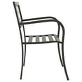 thumbnail image 4 of vidaXL Garden Bench 125 cm Steel Black, 4 of 5