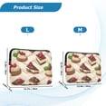 thumbnail image 4 of FORMRS 15-15.6 inch Laptop Sleeve Case Soft Carrying Quilted Computer Bag Cover, Strawberry Cake, 4 of 7