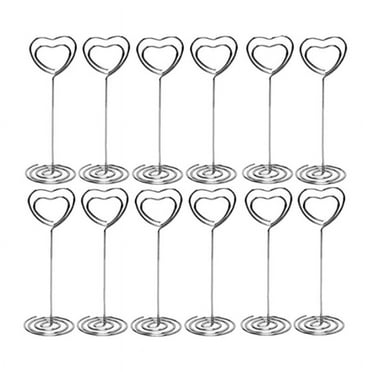 Efavormart 10 Pack | 5" Natural Mini DIY Tabletop Wooden Display Easel Stands, Rustic Place Card ...