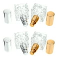 thumbnail image 2 of HOMOBABE Square Crystal Glass Atomizer Refillable 4Pcs 2.4*1.2*1.2in, 2 of 6