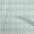 thumbnail image 1 of oneOone Polyester Spandex Light Mint Green Fabric Geometric Craft Projects Decor Fabric Printed By The Yard 56 Inch Wide-BO, 1 of 4