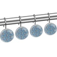 thumbnail image 2 of Alpaca Shower Curtain Hooks（Set of 12）for Home Hotel Shower Rods Bathroom Crystal Glass Print Stainless Steel Round Curtain Hooks, 2 of 5