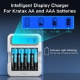 thumbnail image 3 of Pilas de litio recargables Kratax AA 1,5 V 3500 mWh, paquete de 4, 3 of 9