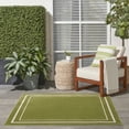 thumbnail image 4 of Nourison Essentials Indoor/Outdoor Green Ivory 5' x square Area Rug, (5 Square), 4 of 9