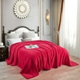 thumbnail image 4 of Home Soft Things Milk Flannel Blanket - Red - 90" x 90", 4 of 7