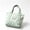 Green, variant on 2026 Mini Pastel Stripe Canvas Tote Bag, TJ Limited Edition Canvas Embroidery Handbag, Women's Lightweight Durable Summer Beach Bag for Vacation Commute Everyday, Pink
