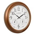 thumbnail image 5 of La Crosse Technology 18" Indoor/Outdoor Classic Antique Copper Atomic Analog Wall Clock, 404-59907-Int, 5 of 6