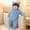 Blue, variant on Infant Boys Girls Fleece Romper - Warm Windproof Long Sleeve Bear Outfits Romper With Hood Baby Girl Winter Clothes Baby Christmas Outfits 0-3 Months