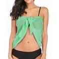 thumbnail image 2 of FOCUSSEXY Women Swim Skirts Bottoms Bikini Cover Up Skirts Bikini Cover Up Sheer Beach Mini Wrap Skirt Sarong Shorts for Womens Bathing Suit Bikini Cover Ups, 2 of 8