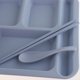 thumbnail image 4 of Bandeja de comida perfecl Dividida 5 compartimentos azul PP 36 cm x 26,5 cm, 4 of 8