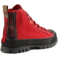 thumbnail image 3 of Palladium Pallashock Supply Hi Unisex Lace Up Canvas Ankle Boot In Red Size 11, 3 of 6