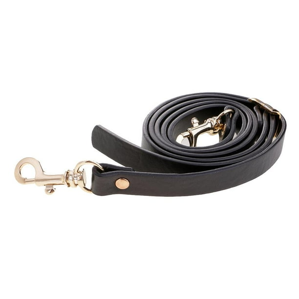 Correa de repuesto para bolso de mano de piel sintética ajustable, bandolera o bandolera. Hebilla negra + dorada