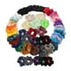 thumbnail image 3 of 58x Velvet Cabello Scrunchies Elásticos Lazos Cuerda Banda Bobble, 3 of 6