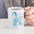 thumbnail image 4 of CafePress - I Wear Light Blue Because I Love My Dad Mug - 11 oz Ceramic Mug - Novelty Coffee Tea Cup, 4 of 4
