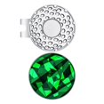 thumbnail image 1 of Clip para gorra de golf, clip de aleación, fácil de usar, ayuda para entrenamiento, elegante soporte para marcadores de bolas Verde, 1 of 9