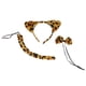 thumbnail image 3 of 3 juegos de diadema con orejas de gato, pajarita y cola para cosplay, accesorios para disfraz de leopardo, 3 of 6