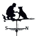 thumbnail image 2 of Weathervane Fer Weathervane Métal Rétro Décoration de Jardin Patio Cour Weathervane, 1, 2 of 8