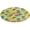 style, variant on Lunarable Pineapple Washable Round Rug -Circle Area Rugs for Nursery Bedroom, Vintage Non Slip Non Shedding Low Pile Carpet for Living Room Coffee Table Entryway