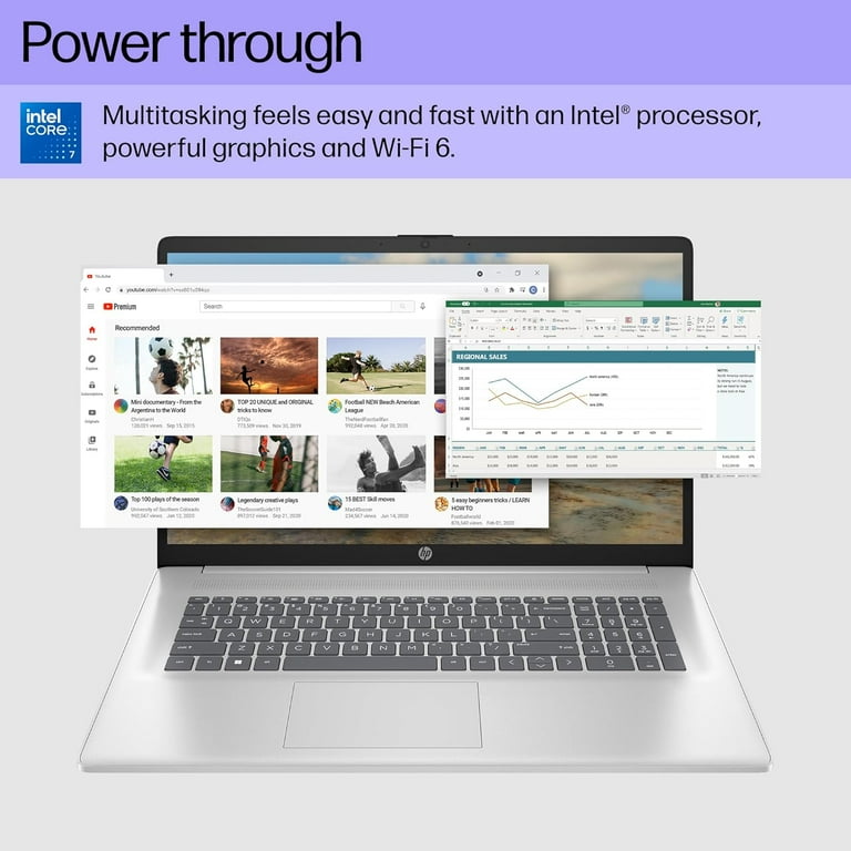 HP 17 Touchscreen Laptop Business - Ms Office 2024 & Windows 11
