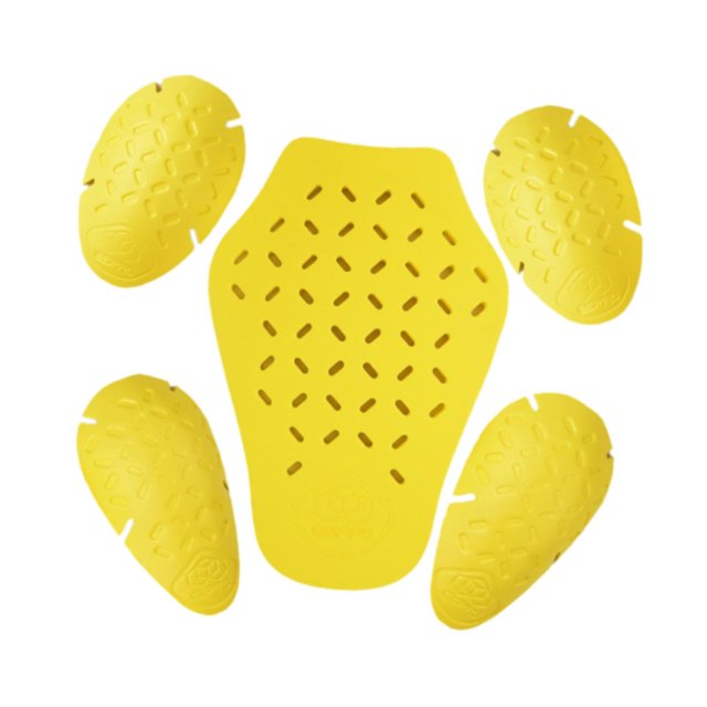5 almohadillas protectoras genéricas para chaqueta de cicleta, equipo de protección corporal, almohadillas para hombros y codos fáciles de usar pa