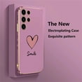 thumbnail image 5 of S24 Case For Samsung Galaxy S23 Ultra S22 S21 Plus S20 fe S10 a15 a25 Soft Luxury Plating Silicone Shockproof Cover Coque, 5 of 5