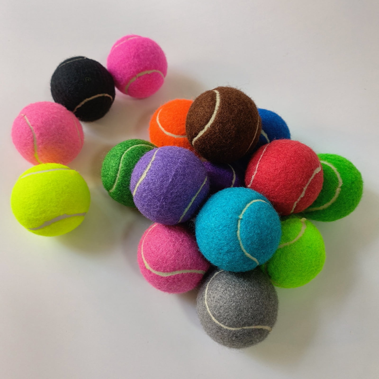 Tennis Balls, White 2.5 Inch, Pack of 20,Suitable for Tennis Beginners and Tennis Practice
