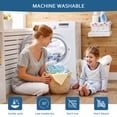 thumbnail image 7 of Moonsea Queen Size Mattress Protector Waterproof,Mattress Cover Protector, Smooth Top Mattress Protector for Kids, Breathable Skin Friendly and Noiseless Fitted Sheet Queen Size,Polyester, 7 of 7