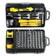 thumbnail image 2 of Worallymy 135pcs / set Juego de puntas de destornillador 135 en 1 Juego de llaves de vaso Herramientas de reparación de reloj de teléfono portátil Negro Amarillo Worallymy JD735802837, 2 of 7