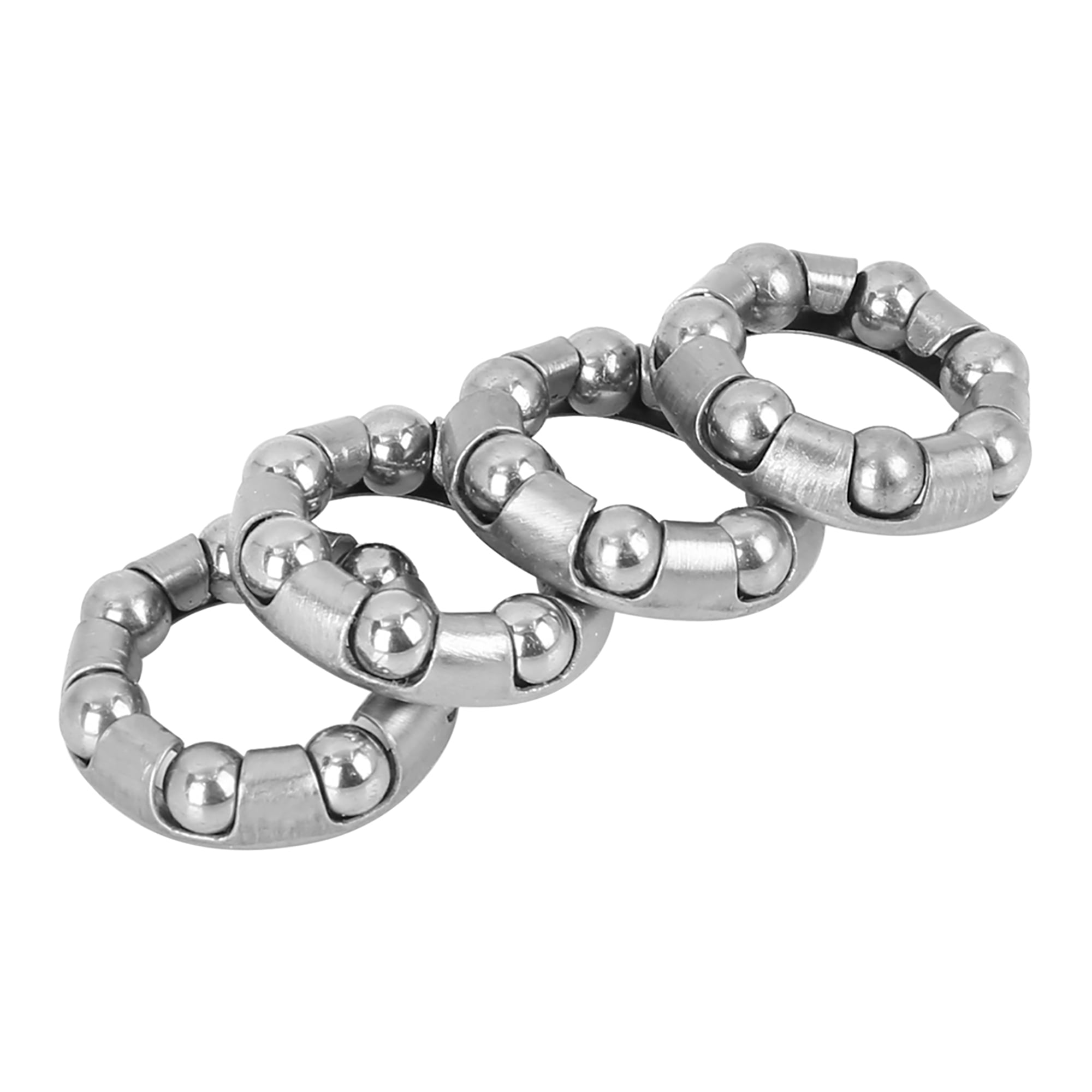 Unique Bargains 4 Pcs Universal Ball Bearing Retainer 0.19" x 7 Balls for Bicycle Crank
