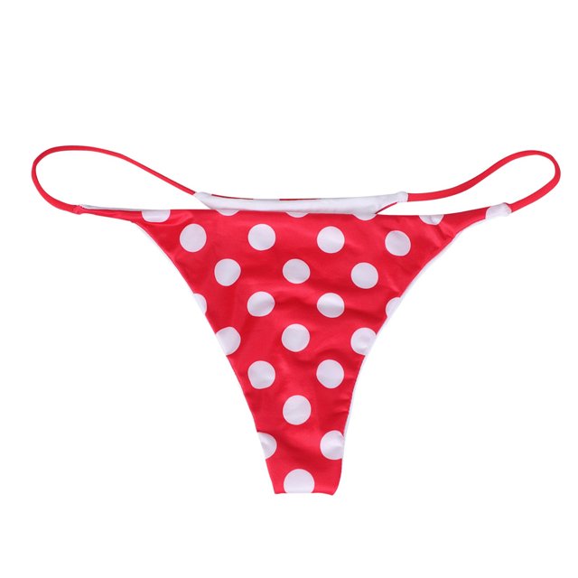 Clearance Sale 2025 Intimates Women's Printed Clearance Underpants Comfort Low-Rise Soft T-Back G-String Panties