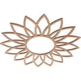 thumbnail image 2 of Ekena Millwork 24"OD x 8 3/8"ID x 3/8"T Daisy Wood Fretwork Pierced Ceiling Medallion, Cherry, 2 of 3