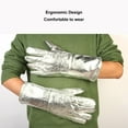 thumbnail image 5 of Heat Resistant Welding Gloves Aluminized Welding Gloves Fire Proof Flame Retardant Gloves, 5 of 8