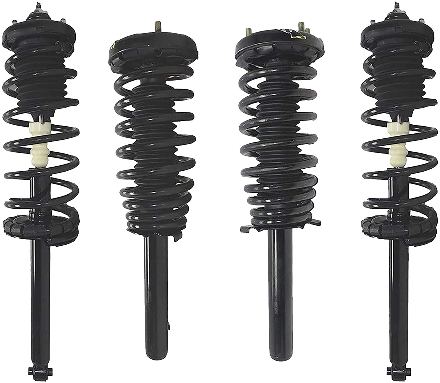 Detroit Axle Front Rear Struts with Coil Springs Assemblies